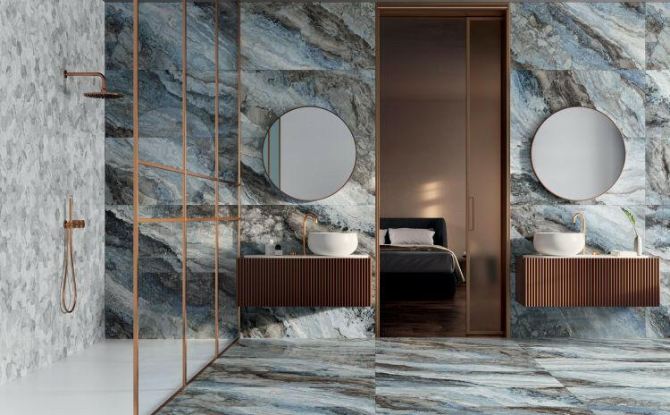 12 X 24 Mystic Ocean Matte Onyx Look Porcelain Tile-PORCELAIN-Large Format-American Tile Depot