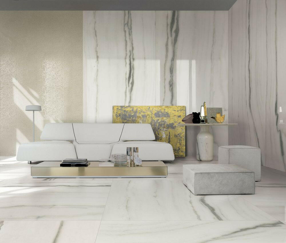 12 X 24 Prexious White Fantasy Matte Marble Look Porcelain Tile-PORCELAIN-Large Format-American Tile Depot