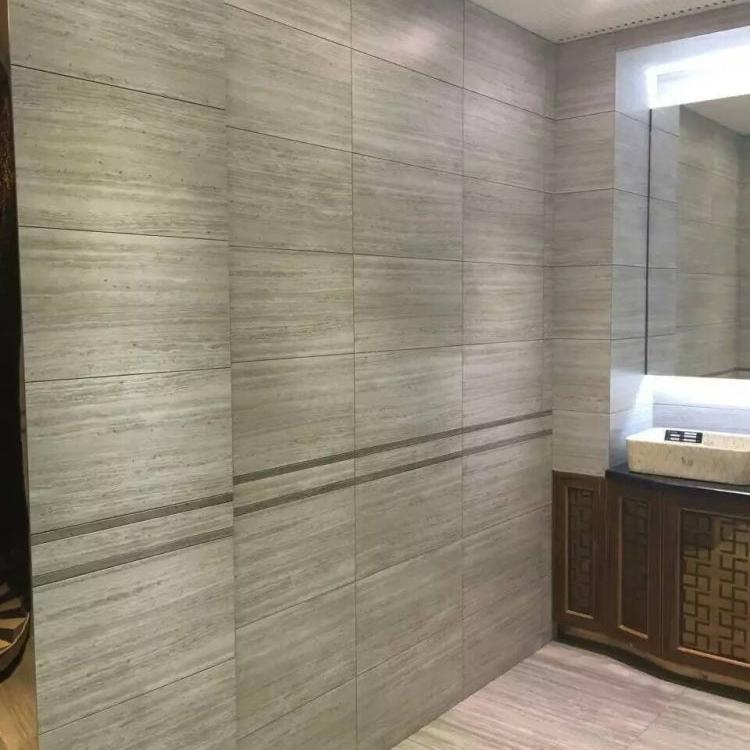 12 X 24 River Silver Matte Travertine Look Porcelain Tile-PORCELAIN-Large Format-American Tile Depot