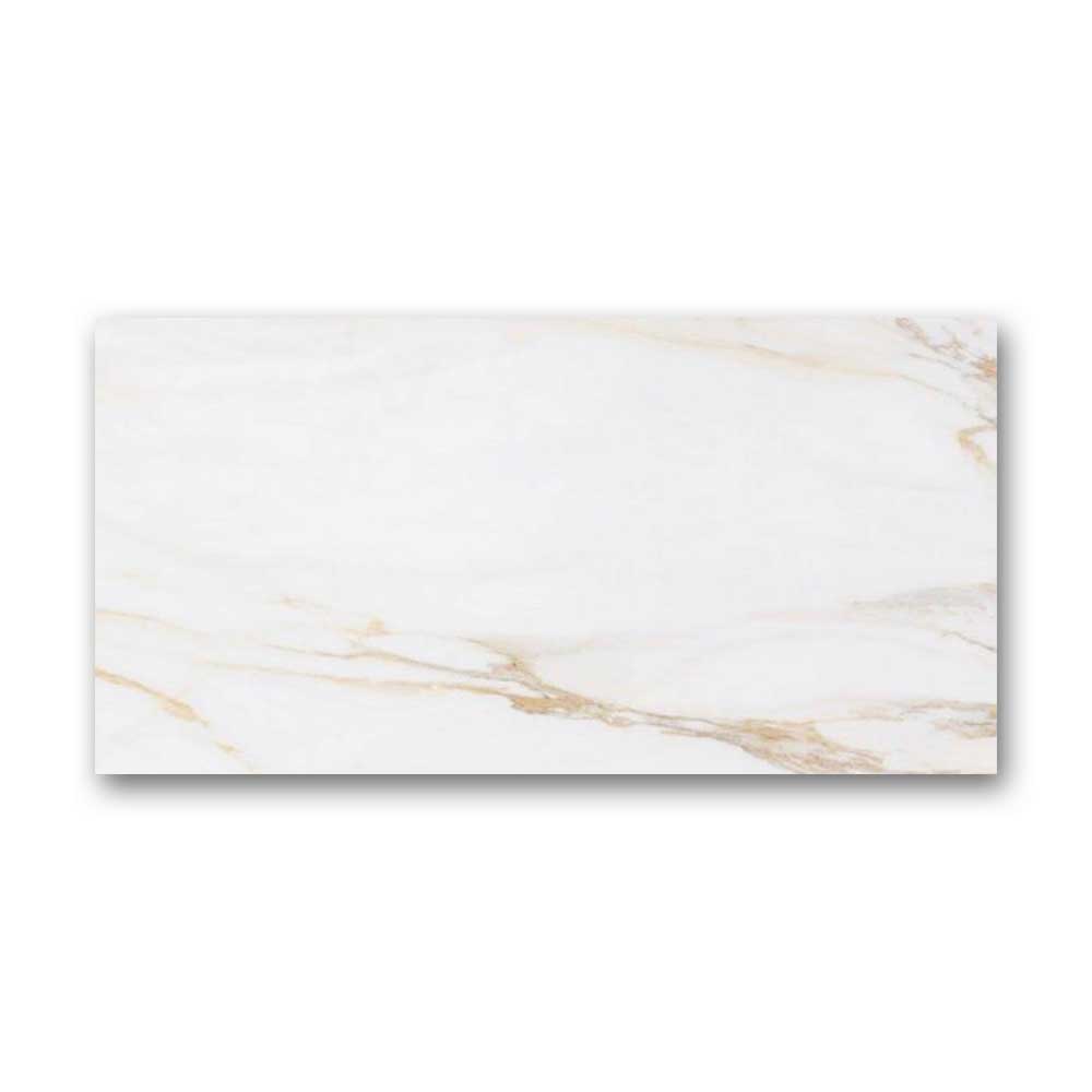 12x24 Statuario Nice Polished Marble Look Porcelain Tile