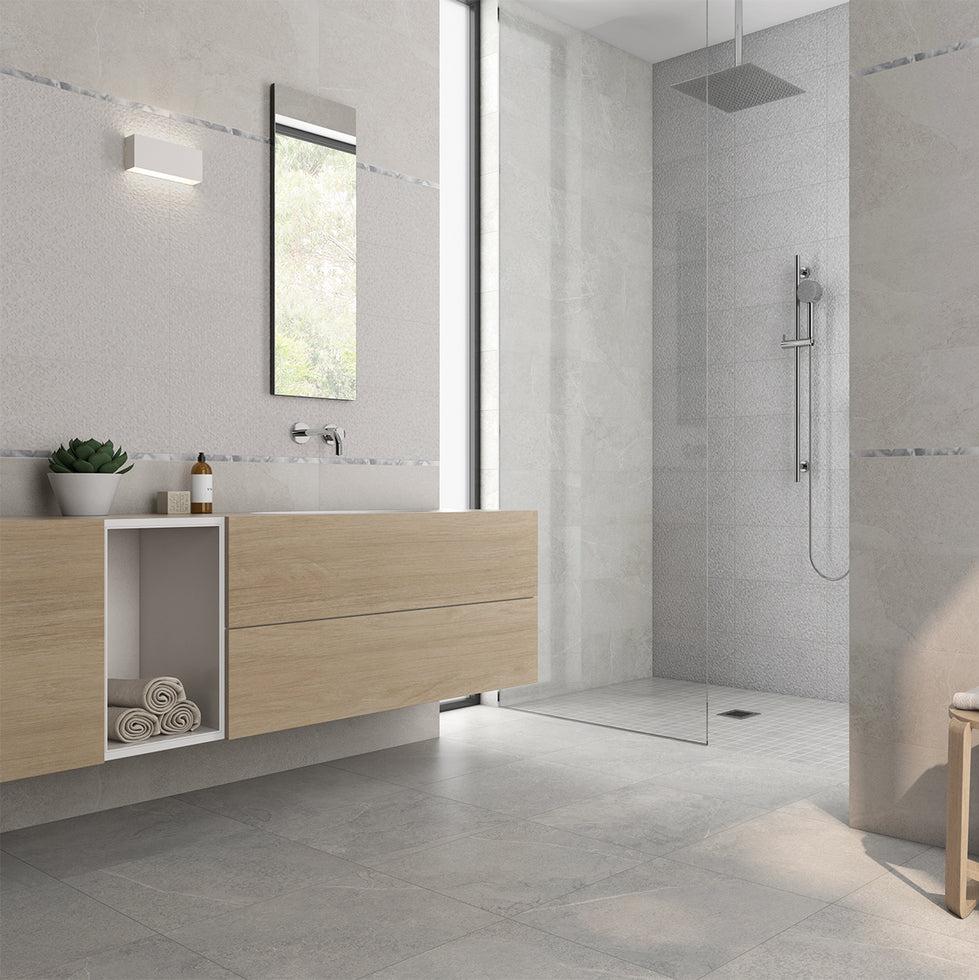 12 X 36 Mixit Blanco Matte Travertine Look Porcelain Wall Tile-PORCELAIN-Large Format-American Tile Depot