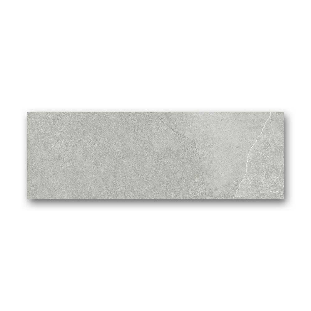 12x36 Mixit Gris Matte Travertine Look Porcelain Wall Tile