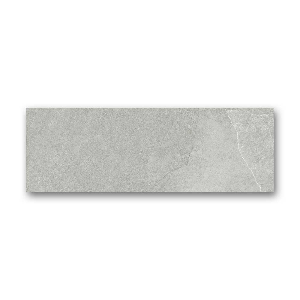 12x36 Mixit Gris Matte Travertine Look Porcelain Wall Tile