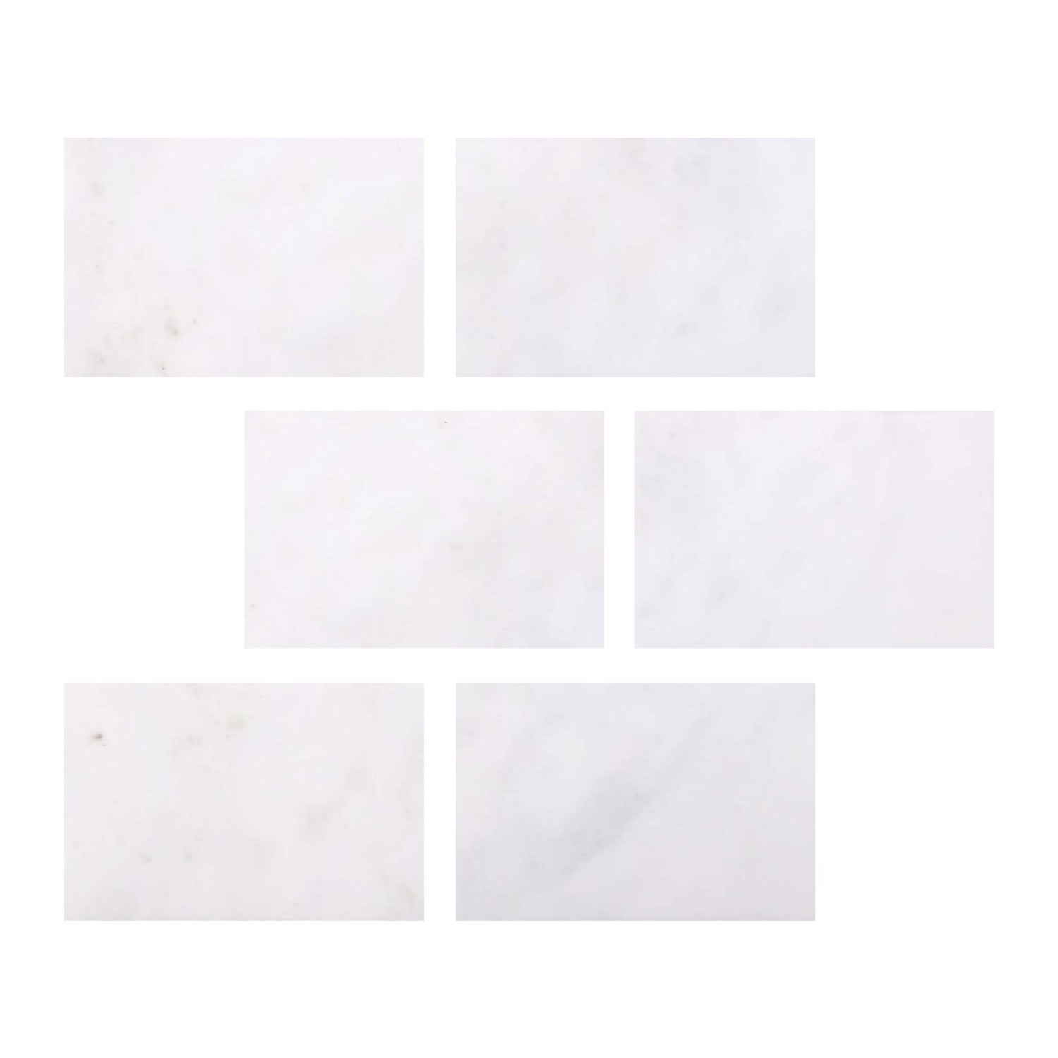 4 X 6 Afyon White Marble Polished Tile