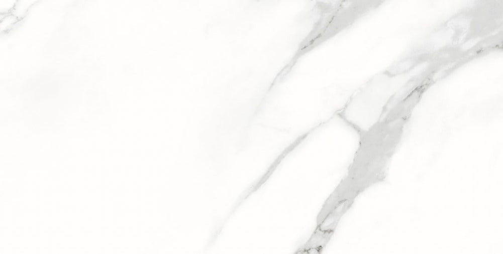 12 X 24 AGL Statuario Marble Look Polished Porcelain Tile-PORCELAIN-Large Format-American Tile Depot