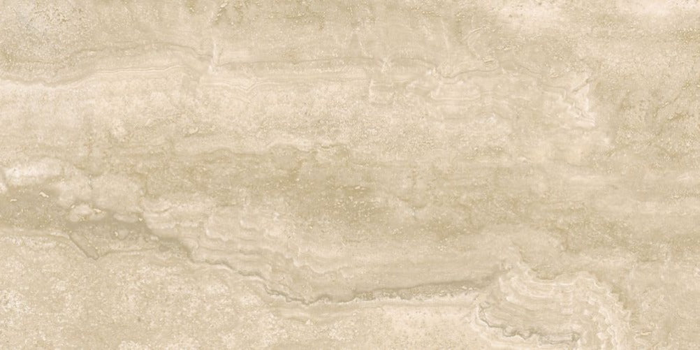 12 X 24 Appia Vein Cut Beige Polished Travertine Look Porcelain Tile-PORCELAIN-Large Format-American Tile Depot