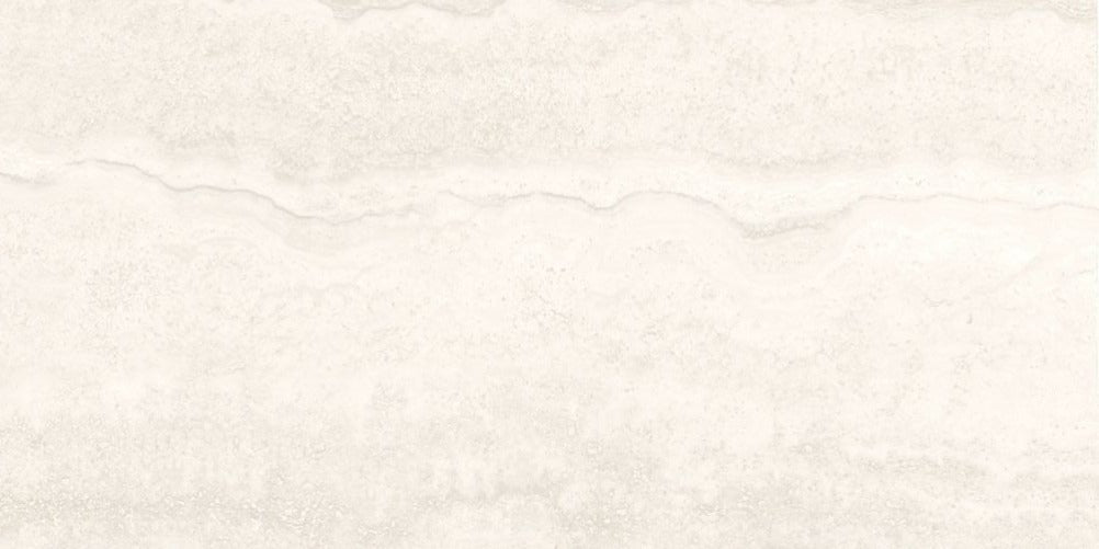 12 X 24 Appia Vein Cut White Polished Travertine Look Porcelain Tile-PORCELAIN-Large Format-American Tile Depot