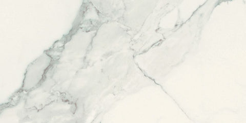 24 X 48 Classici Statuario Glossy Marble Look Porcelain Tile