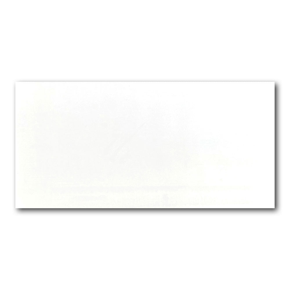 12x24 Alba Solid White Polished Porcelain Tile