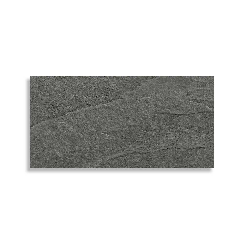 12x24 Aurelian Torrento Gray Slate Look Matte Porcelain Tile-Porcelain Tile Large Formate-American Tile Depot