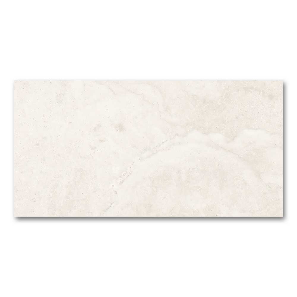 12x24 Gemma Therry Marble Look Glossy Porcelain Tile-Porcelain Tile Large Formate-American Tile Depot