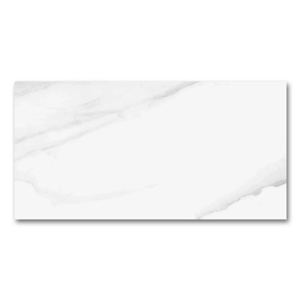 12x24 Gemma Vince Marble Look Glossy Porcelain Tile-Porcelain Tile Large Formate-American Tile Depot