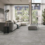 12x24 Nuvio Medley Geo Stone Look Matte Porcelain Tile-Porcelain Tile Large Formate-American Tile Depot