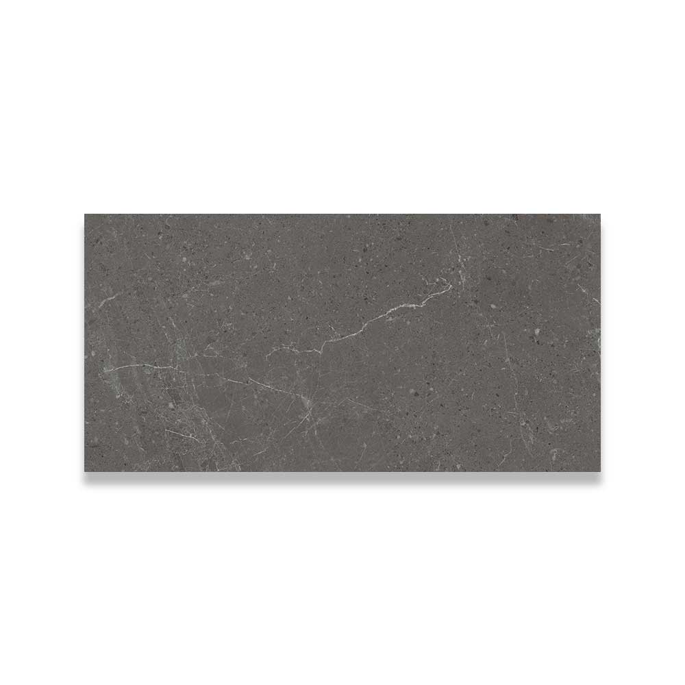 12x24 Nuvio Modena Coal Marble Look Matte Porcelain Tile-Porcelain Tile Large Formate-American Tile Depot