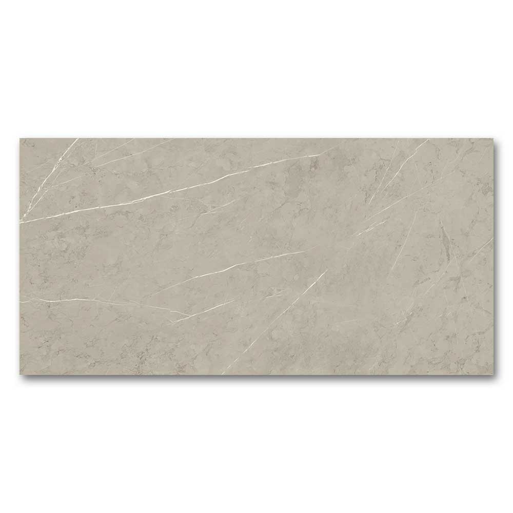 12x24 Pietra Silver Limestone Look Glossy Porcelain Tile-Porcelain Tile Large Formate-American Tile Depot