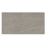 12x24 Pietra Smoke Limestone Look Glossy Porcelain Tile-Porcelain Tile Large Formate-American Tile Depot