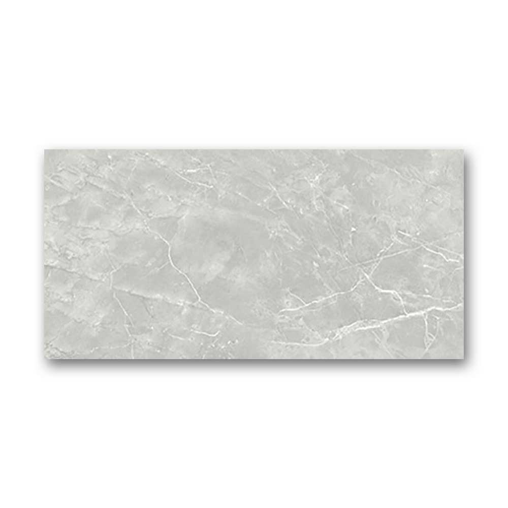 12x24 Puccini Perla Polished Marble Look Porcelain Tile