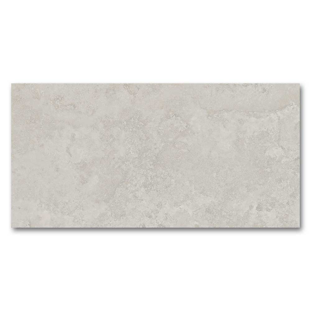 12x24 Valmont Rapolano Gray Travertine Look Matte Porcelain Tile-Porcelain Tile Large Formate-American Tile Depot