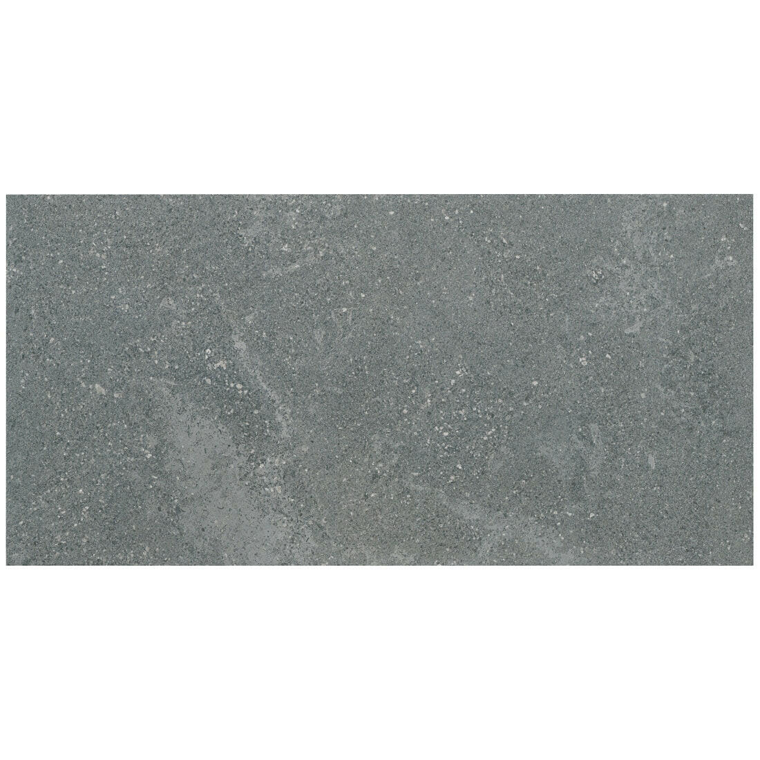 12x24 Chamonix Dark Gray Matte Limestone Look Porcelain Tile-American Tile Depot