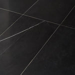 12 X 24 Black Marquina Marble Honed Tile-Marble Tile - Large Formate-American Tile Depot