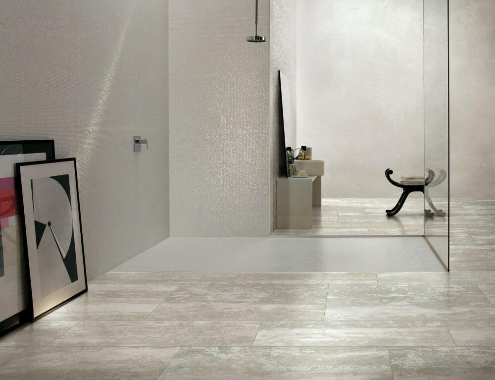 16 X 32 I-Travertini Beige Glossy Travertine Look Porcelain Tile-PORCELAIN-Large Format-American Tile Depot