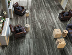 16 X 32 I-Travertini Black Glossy Travertine Look Porcelain Tile-PORCELAIN-Large Format-American Tile Depot