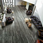 16 X 32 I-Travertini Black Glossy Travertine Look Porcelain Tile-PORCELAIN-Large Format-American Tile Depot