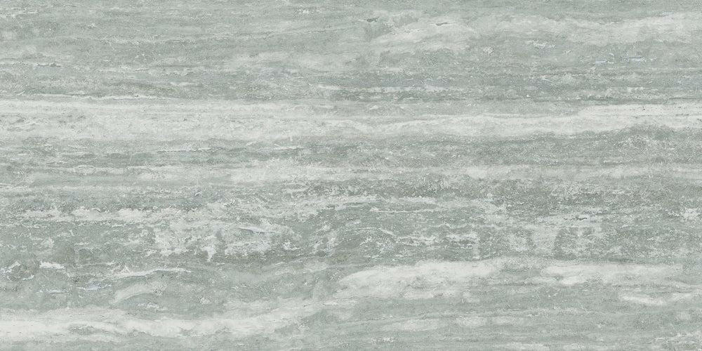 16 X 32 I-Travertini Grey Glossy Travertine Look Porcelain Tile-PORCELAIN-Large Format-American Tile Depot