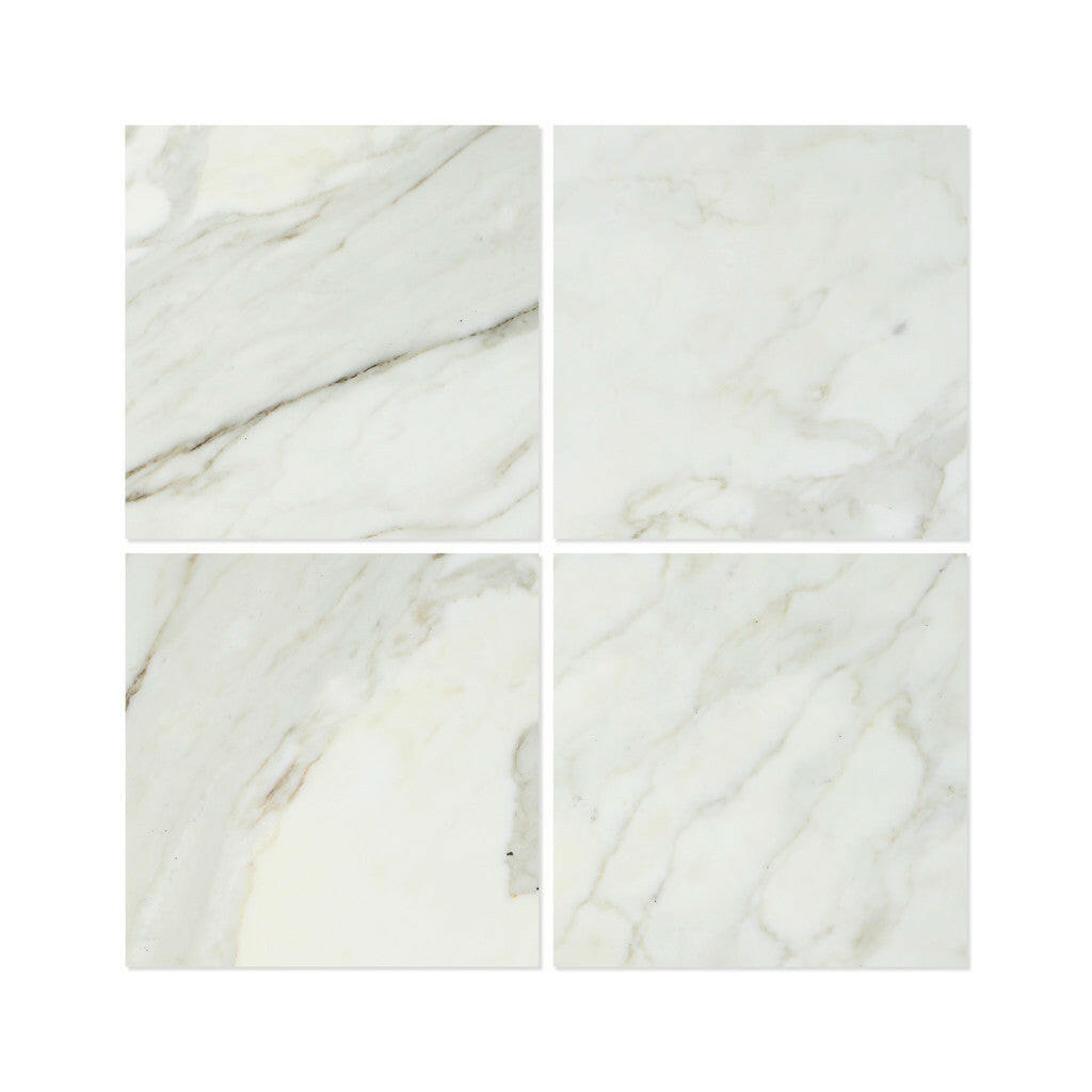 18 X 18 Calacatta Gold Marble Honed Field Tile-Marble Tile - Large Formate-American Tile Depot