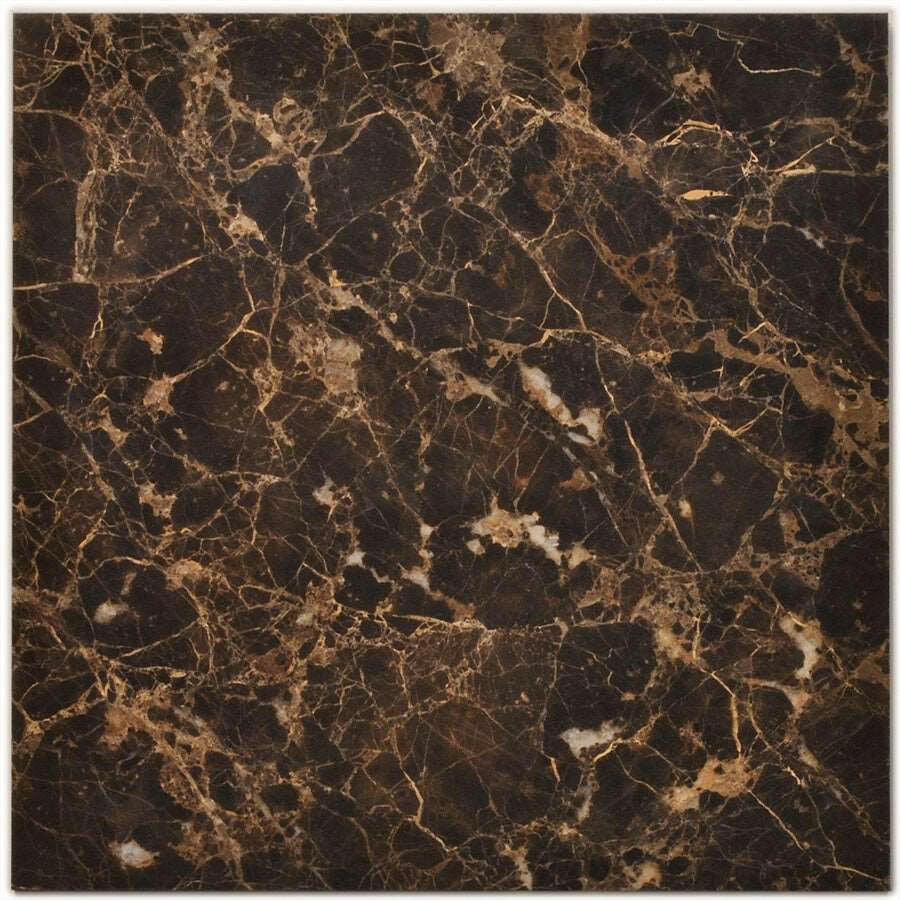 18 X 18 Emperador Dark Marble Polished Field Tile-Marble Tile - Large Formate-American Tile Depot