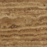 18 X 18 Noce Exotic Travertine Vein Cut Unfilled & Brushed Tile-Travertine Tile - Large Formate-American Tile Depot