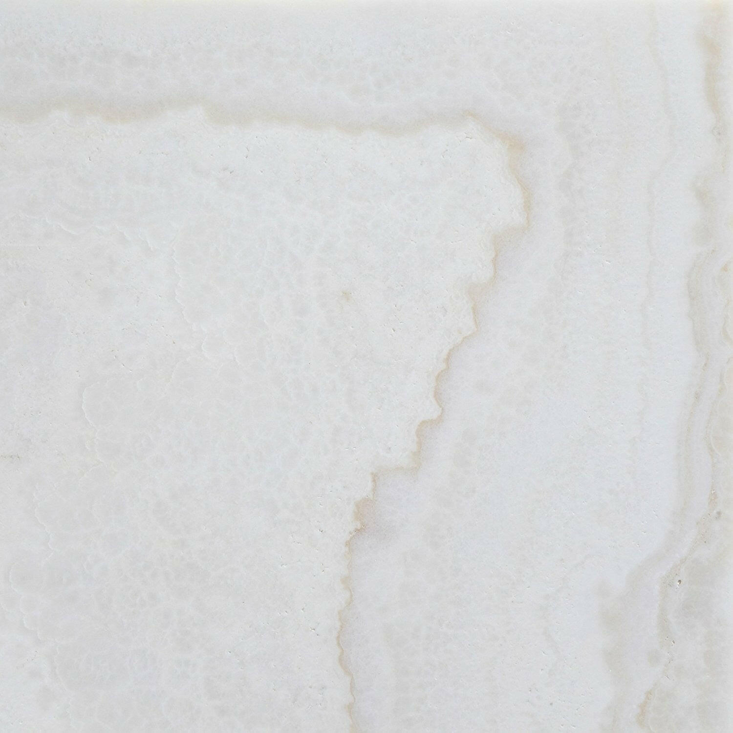 18x18 Premium White Onyx CROSS-CUT Polished Field Tile-Onyx Tile-American Tile Depot