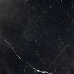 Sample of 18 X 18 Black Marquina Marble Polished Tile-Sample-American Tile Depot