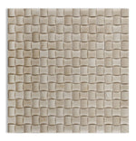 Crema Marfil Marble Honed 3D Small Bread Mosaic Tile-Marble Mosaic-American Tile Depot