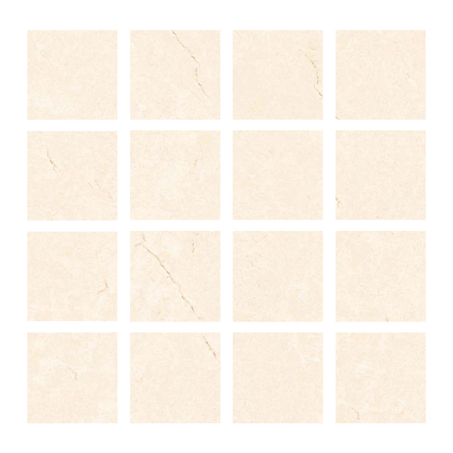 3 X 3 Crema Marfil Marble Honed Field Tile