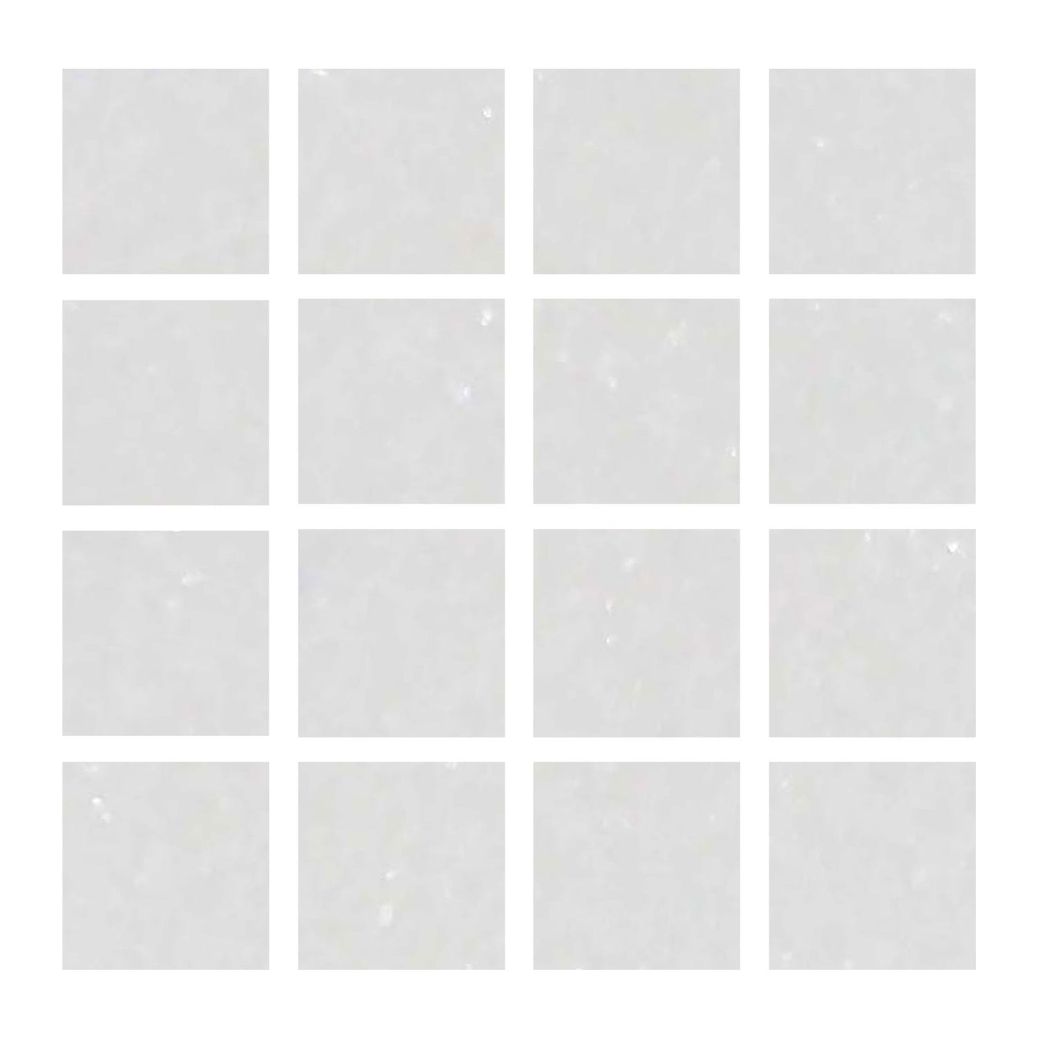 3 X 3 Thassos White Marble Polished Field Tile