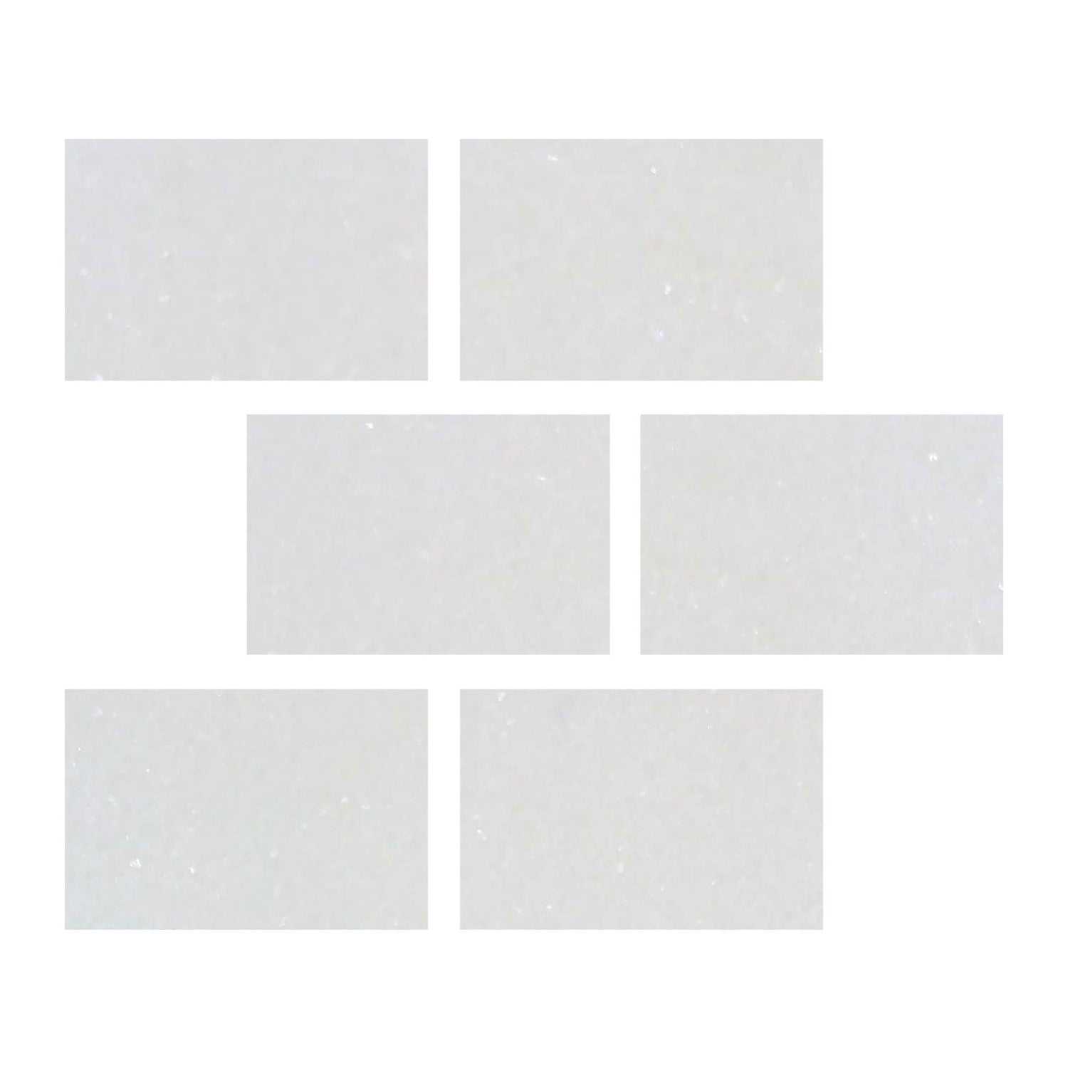 4 X 6 Thassos White Marble Polished Field Tile