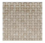 Crema Marfil Marble Honed 3D Small Bread Mosaic Tile-Marble Mosaic-American Tile Depot