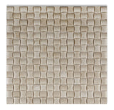 Crema Marfil Marble Honed 3D Small Bread Mosaic Tile-Marble Mosaic-American Tile Depot