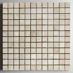 1 X 1 Walnut Travertine Tumbled Mosaic Tile-Travertine Mosaic-American Tile Depot