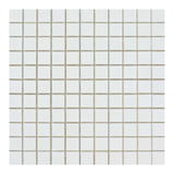 1 X 1 Thassos White Marble Honed Mosaic Tile