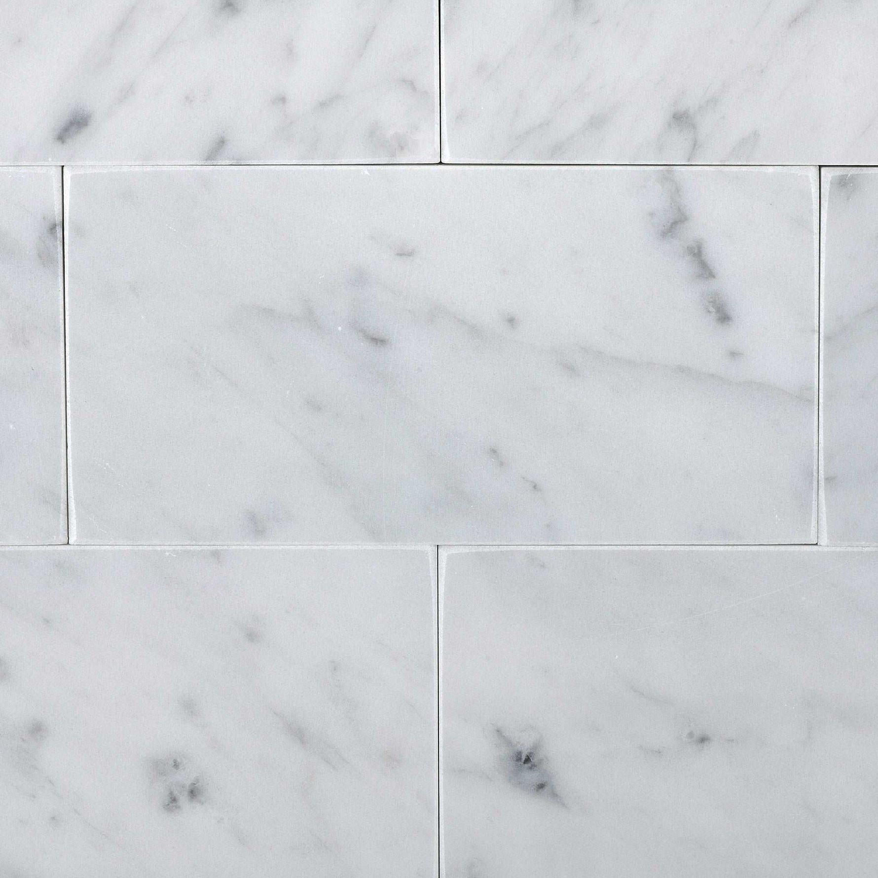 3 X 6 Carrara White Marble Polished Subway Brick Field Tile