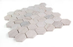 2" Beehive Eura Honed Hexagon Marble Mosaic Tile-Marble Mosaic-American Tile Depot