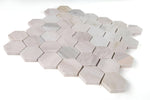 2" Beehive Eura Polished Hexagon Marble Mosaic Tile-Marble Mosaic-American Tile Depot