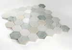 2" Beehive Spring Polished Hexagon Marble Mosaic Tile-Marble Mosaic-American Tile Depot