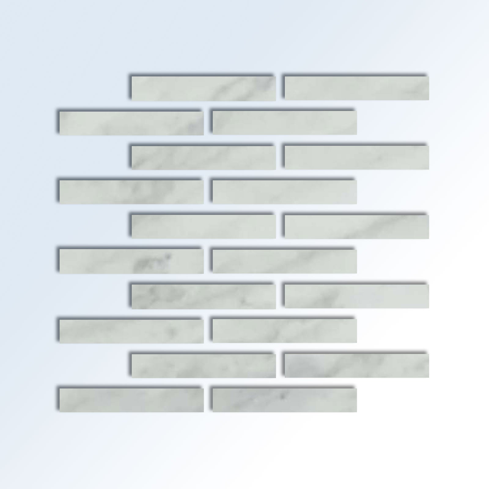 2 X 12 Bianco Venatino (Bianco Mare) Marble Honed Field Tile-Marble Tile-American Tile Depot