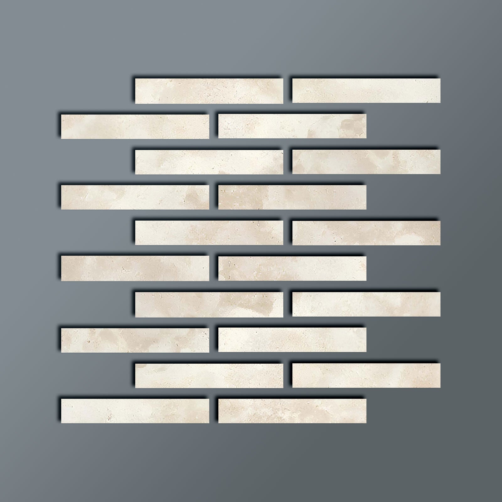 2 X 12 Durango Cream Travertine Cross Cut Honed Tile-Travertine Tile-American Tile Depot