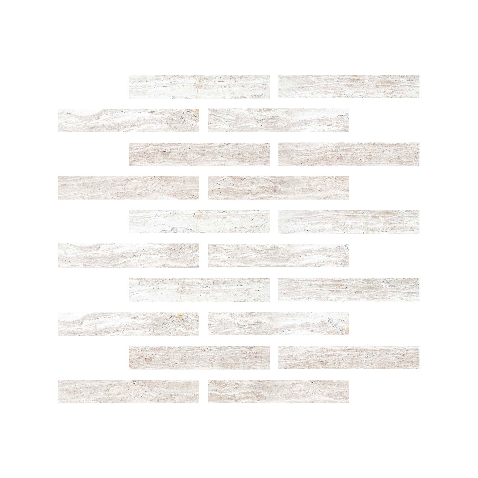 2 X 12 Haisa Light (White Wood / White Oak) Limestone Honed Tile-Limestone Tile-American Tile Depot