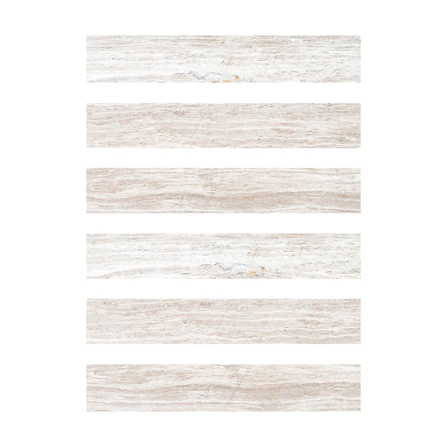 2 X 12 Haisa Light (White Wood / White Oak) Limestone Honed Tile-Limestone Tile-American Tile Depot