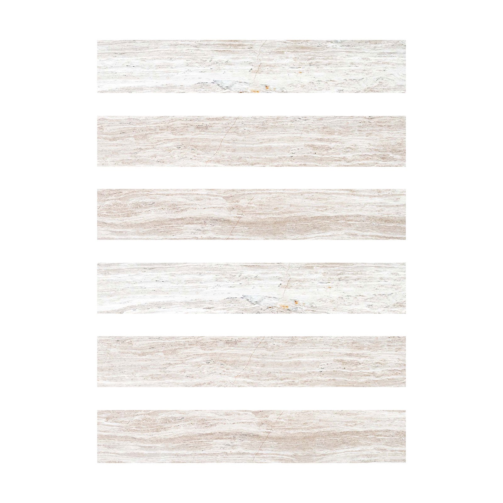 2 X 12 Haisa Light (White Wood / White Oak) Limestone Honed Tile-Limestone Tile-American Tile Depot